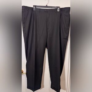 Roundtree & Yorke Black Men's Dress Pants